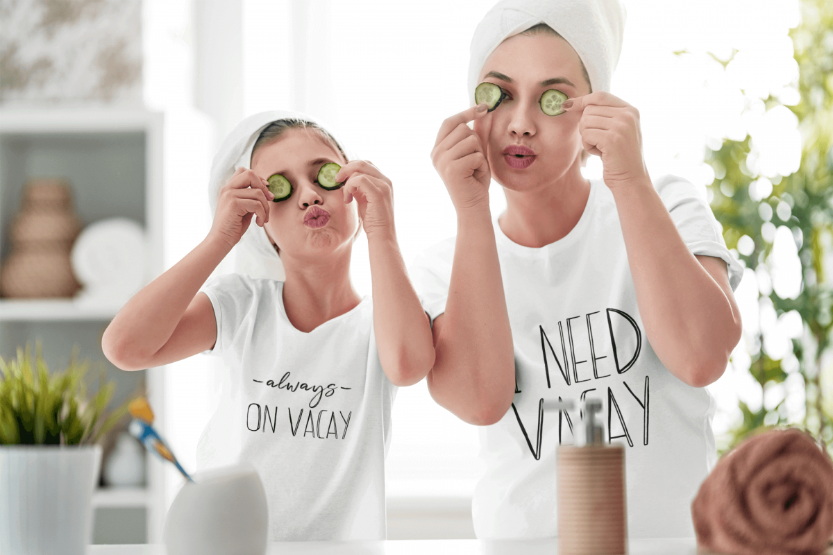 Μπλουζάκια για μαμά και κόρη με χιουμοριστική διάθεση